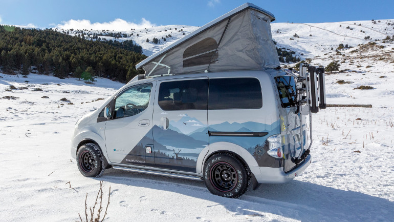 Οι μηχανικοί της Nissan Ισπανίας ανέλαβαν την κατασκευή του e-NV200 Winter Camper