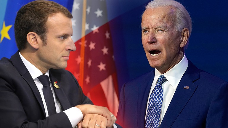 Μπάιντεν και Μακρόν συμφώνησαν να ενισχύσουν τις διμερείς σχέσεις τους