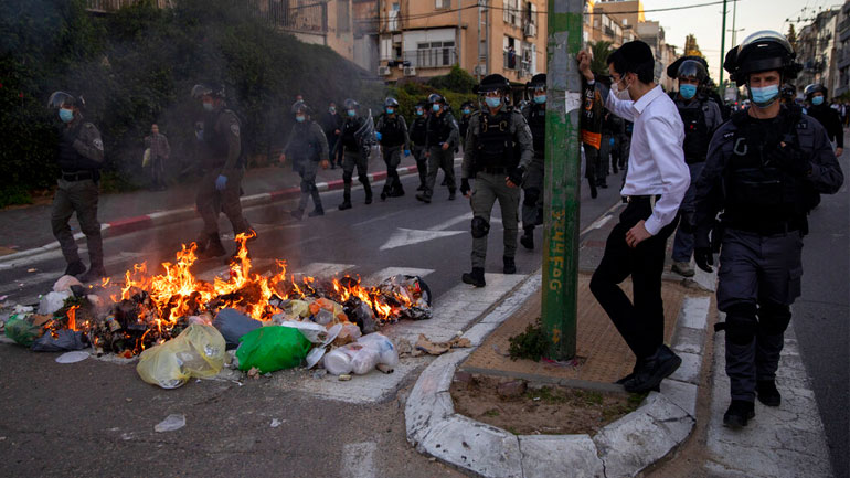 Ισραήλ: Ταραχές και συλλήψεις σε διαδηλώσεις υπερορθόδοξων Εβραίων
