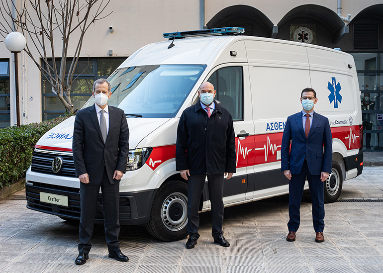 Από αριστερά, Αντώνης Μαβριδόγλου, Νικόλαος Παπαευσταθίου και Σταύρος Νιφόρας