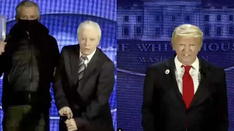 Τάκης Ζαχαράτος: Μεταμορφώθηκε σε Joe Biden και Donald Trump!