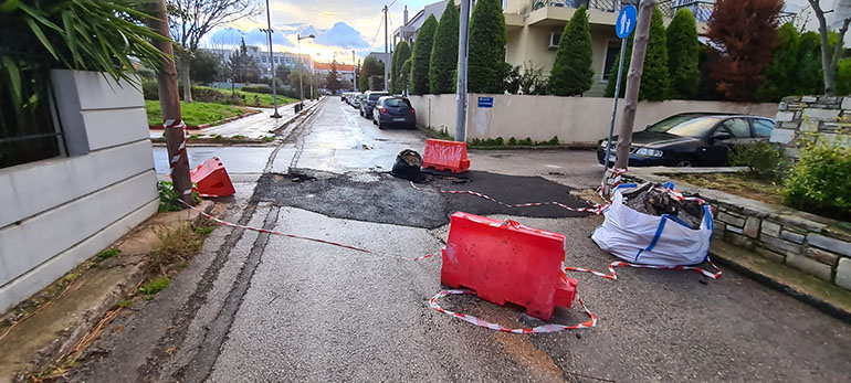 Δρόμος στο Μαρούσι...