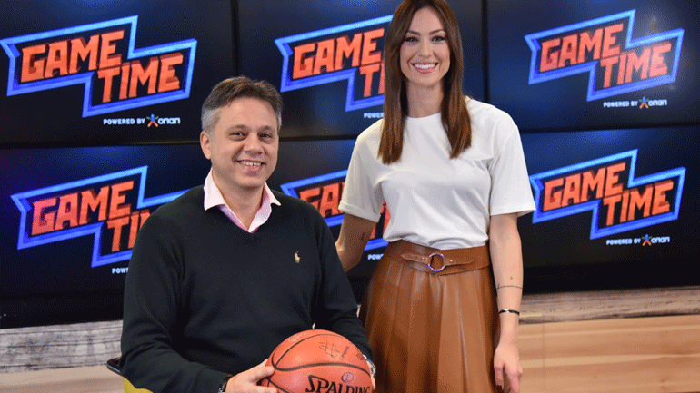 Ο κόουτς Δικαιουλάκος στο ΟΠΑΠ GAME TIME ΜΠΑΣΚΕΤ