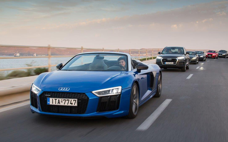 Το Audi On Tour έδωσε τη δυνατότητα σε πολλούς φίλους της μάρκας να οδηγήσουν ακόμα και τα πιο ακριβά μοντέλα της μάρκας...