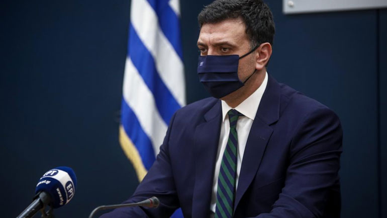 Τους εκπροσώπους των κομμάτων ενημερώνει για τις εξελίξεις της πανδημίας ο Κικίλιας