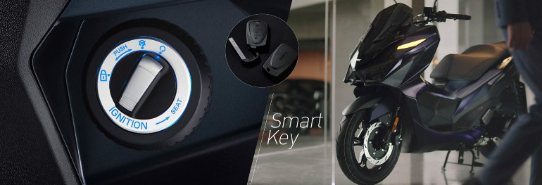 Keyless System για εκκίνηση χωρίς κλειδί και άνοιγμα της σέλας χωρίς κλειδί!