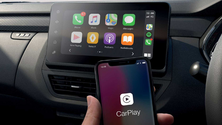 Πλήθος εφαρμογών συνδεσιμότητας στην οθόνη.