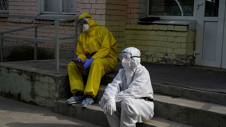 Ρωσία: 19.138 νέα κρούσματα και 575 θάνατοι σε 24 ώρες