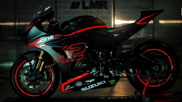 Πανέμορφη η GSX-R 1000 του Alex Rins σε μαύρο και κόκκινο...