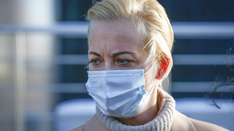 Ρωσία: Πρόστιμο στη σύζυγο του Ναβάλνι για τη συμμετοχή της στις χθεσινές διαδηλώσεις