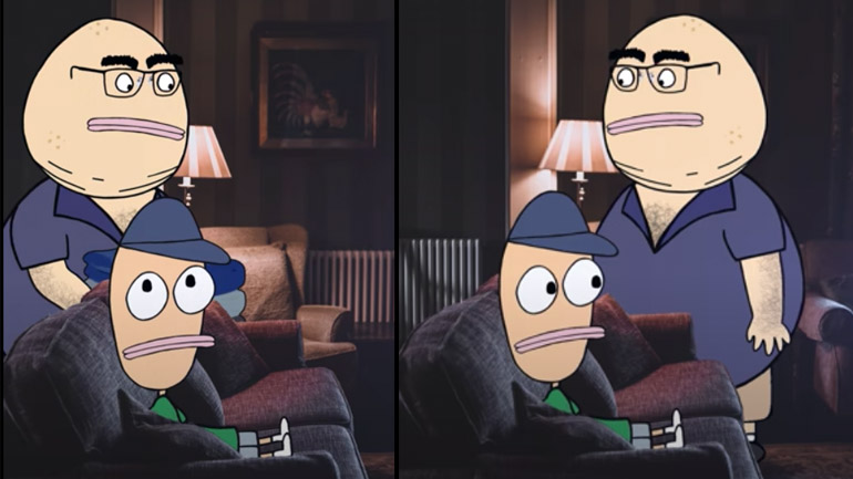 Όταν βλέπεις ταινία και οι γονείς είναι στο σπίτι