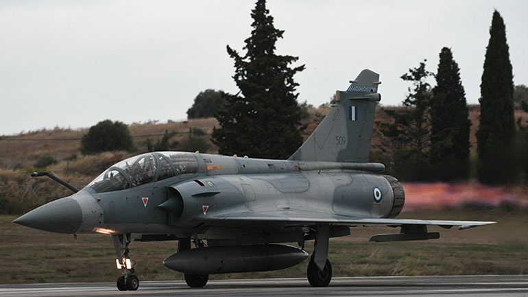 Στην Τανάγρα για την άσκηση «Σκύρος 2021» τέσσερα μαχητικά Rafale της γαλλικής Πολεμικής Αεροπορίας