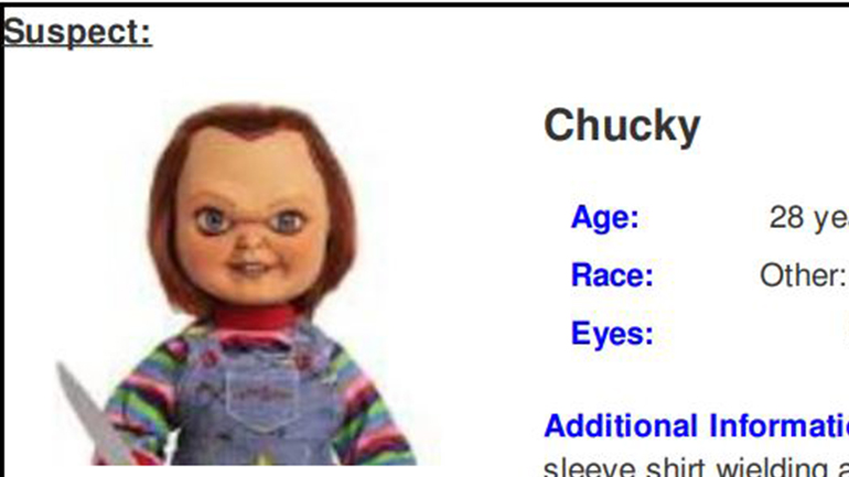 Τέξας: Ύποπτος για… απαγωγή ανηλίκου ο Τσάκι, η «Κούκλα του Σατανά»