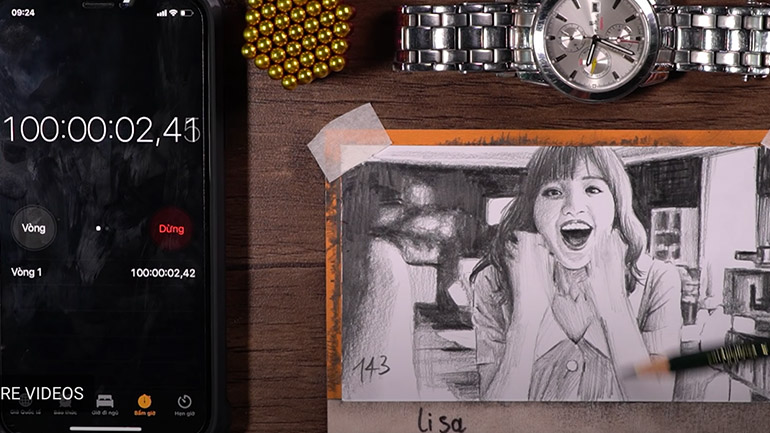 Ένα flipbook με 833 σχέδια