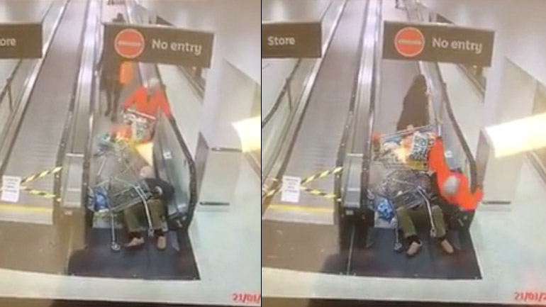 Μποτιλιάρισμα σε κυλιόμενη σκάλα