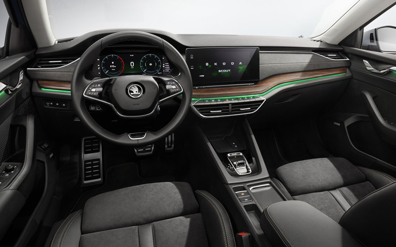 Η Octavia Scout διαθέτει 10 αερόσακους 