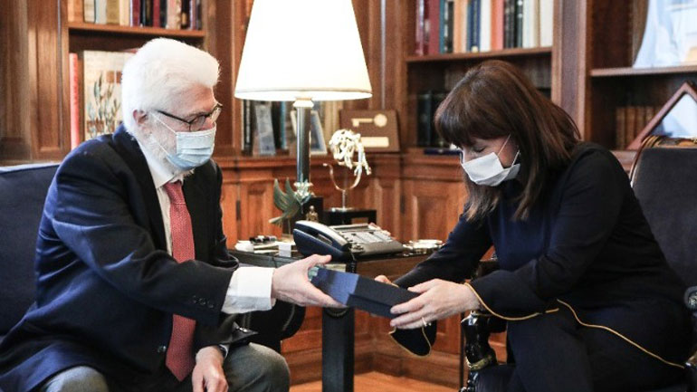 Συνάντηση Σακελλαροπούλου με τον δήμαρχο Ιωαννίνων Μωυσή Ελισάφ