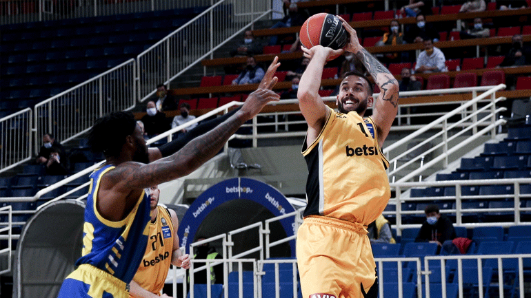 Καταιγιστική η ΑΕΚ, 91-59 το Περιστέρι