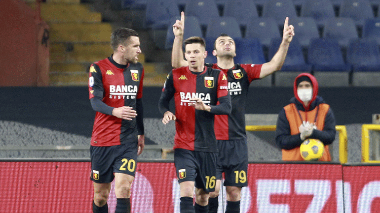 Τζένοα-Νάπολι 2-1: Ο… γερόλυκος Πάντεφ υπέγραψε τη νίκη-ανάσα των Γενοβέζων