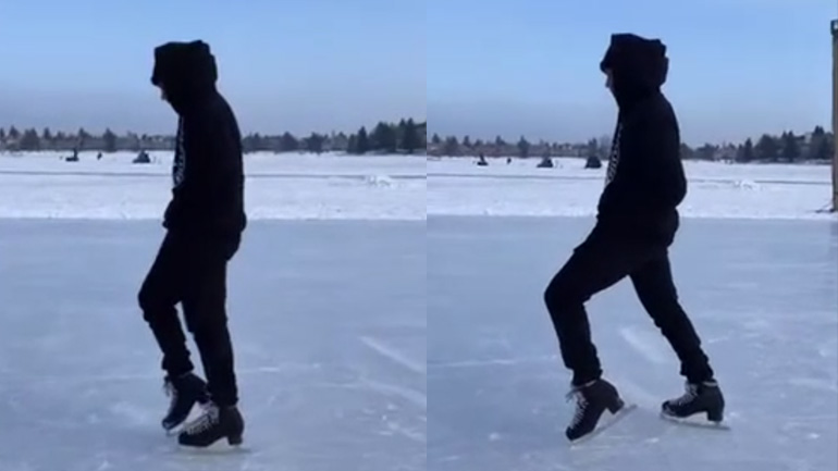 Moonwalk στον πάγο Moonwalk στον πάγο