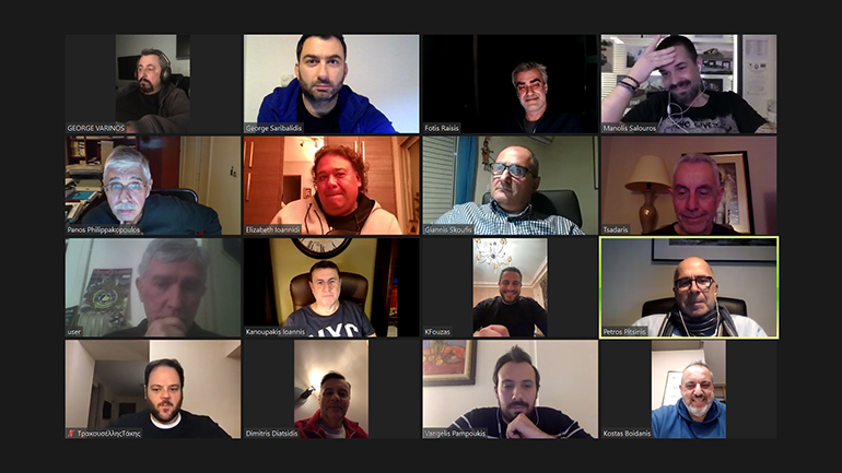 Σε πολύ καλό κλίμα πραγματοποιήθηκε η διαδικτυακή συνάντηση των 16 από τα ΔΣ των Σωματείων ΕΣΑ και ΕΣΣΑΜ.