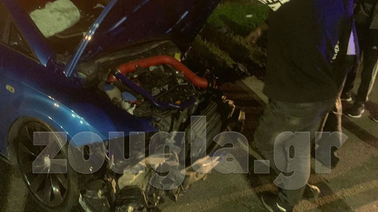 Τροχαίο ατύχημα εξαιτίας της έκρηξης στον υποσταθμό της ΔΕΗ στον Ασπρόπυργο