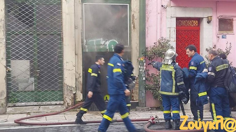 Φωτιά σε εγκαταλελειμμένο κτήριο στη Λιοσίων