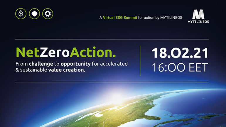 MYTILINEOS: 1ο ΔΙΑΔΙΚΤΥΑΚΟ ΣΥΝΕΔΡΙΟ με θέμα – Net Zero Action: From challenge to opportunity for accelerated & sustainable value creation