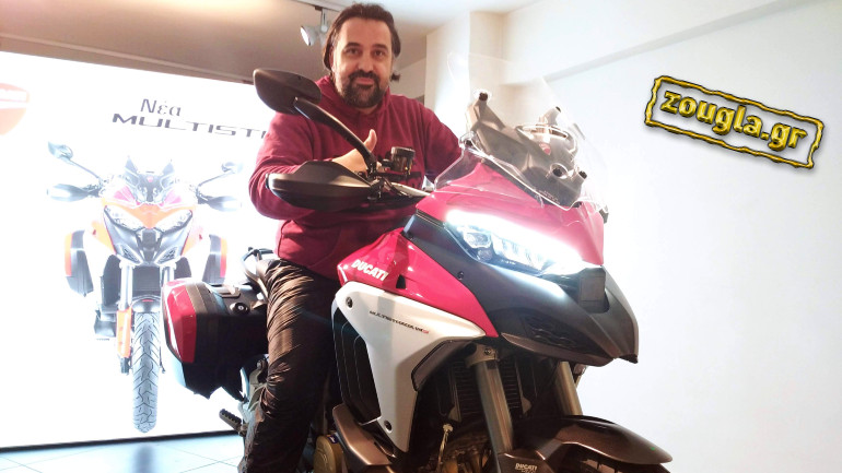 Στη σέλα του νέου Ducati Multistrada V4