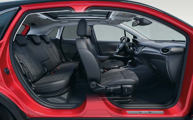 Τα πίσω καθίσματα σύρονται εμπρός - πίσω