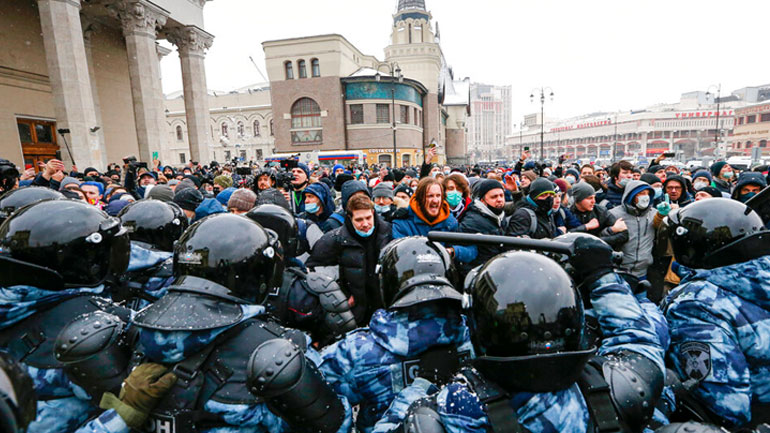 Ρωσία: Η αστυνομία συλλαμβάνει με ψηφιακό face control διαδηλωτές