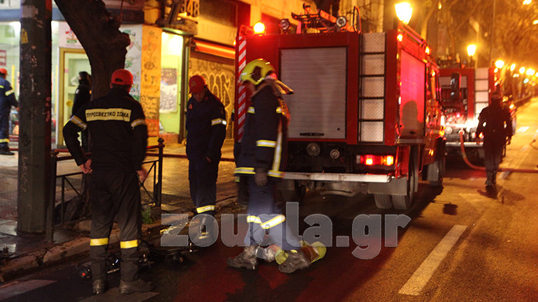 Ολοκληρώθηκε η κατάσβεση πυρκαγιάς σε διαμέρισμα στην οδό Ακαδημίας