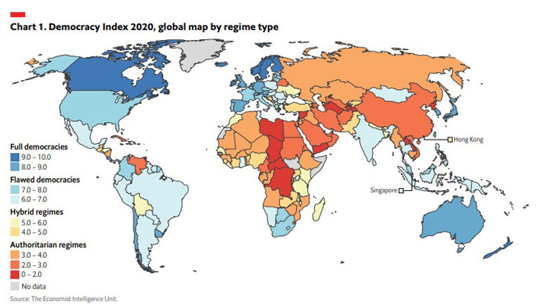 Η Αλγερία κατατάσσεται πλέον στην κατηγορία των χωρών που διέπονται από «απολυταρχικό καθεστώς»