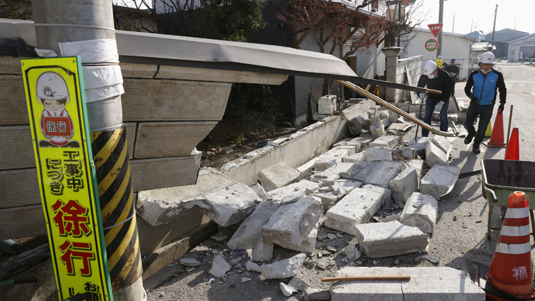 Τουλάχιστον 104 τραυματίες από τον σεισμό 7,1R στην Ιαπωνία