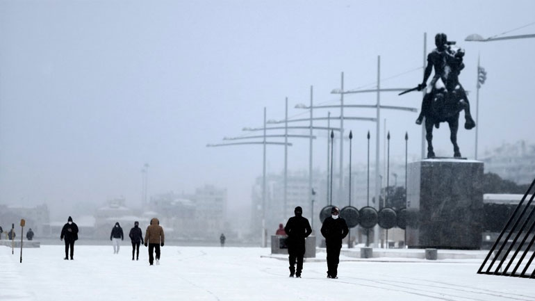 Πολικές θερμοκρασίες και ισχυρός παγετός στη Β. Ελλάδα
