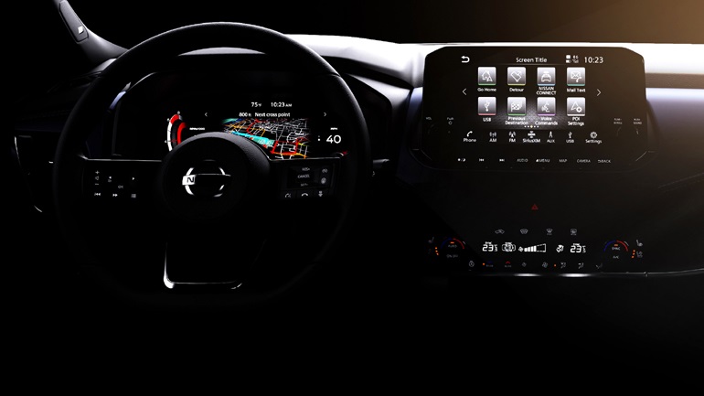 Το εσωτερικό του είναι ολοκαίνουριο, περιλαμβάνοντας δύο ψηφιακές οθόνες.