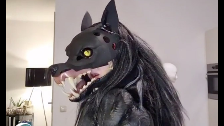 Ρεαλιστική μάσκα λύκου