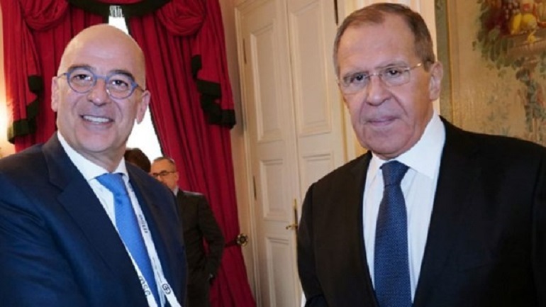 Επικοινωνία Δένδια-Λαβρόφ για διμερείς σχέσεις, εξελίξεις στην Ανατ. Μεσόγειο και σχέσεις ΕΕ-Ρωσίας