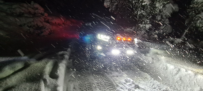 Με το Raptor καταφέραμε να κινηθούμε σε πολύ δύσβατες περιοχές...