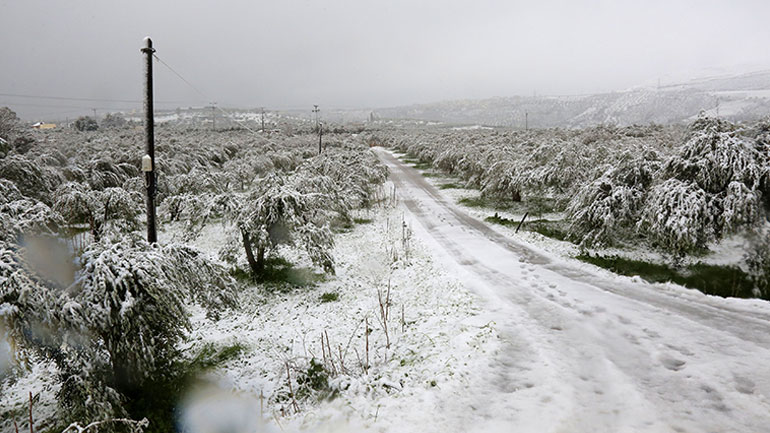 Ρέθυμνο: Προβλήματα λόγω κακοκαιρίας στο οδικό δίκτυο