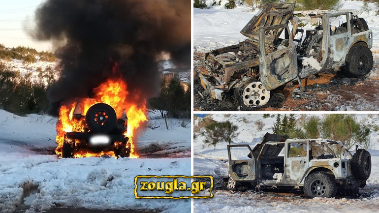 Παρανάλωμα του πυρός έγινε 4×4 στην Πεντέλη…