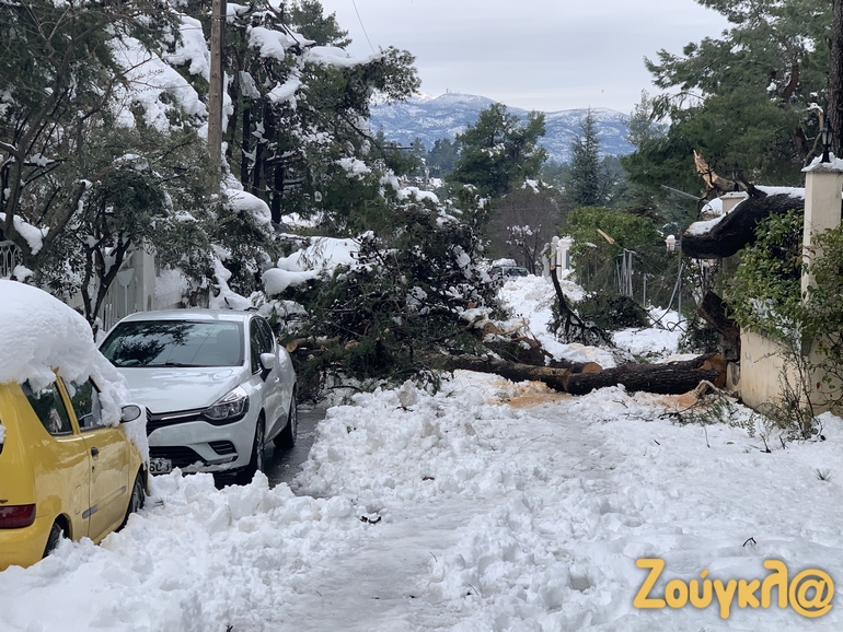 Οδός Αριστοτέλους. Σίγουρα οι κάτοικοι εδώ θα πρέπει να οπλιστούν με πολλή υπομονή ακόμα...