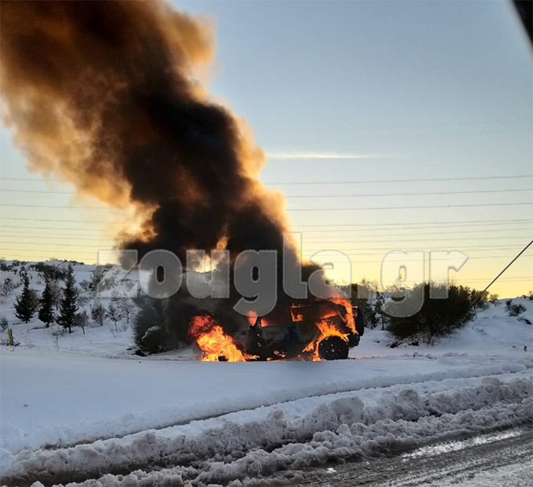 Το σωληνάκι της βενζίνης ήταν αρκετό για να μην μείνει τίποτα από το καθαρόαιμο 4x4...