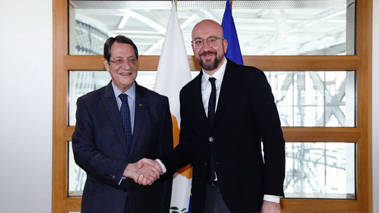 Τηλεφωνική επικοινωνία Ν. Αναστασιάδη-Σ. Μισέλ Τηλεφωνική επικοινωνία Ν. Αναστασιάδη-Σ. Μισέλ