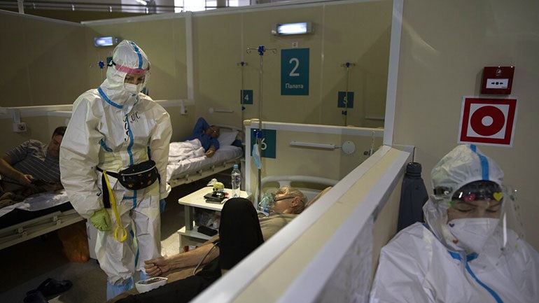 Η Ρωσία ανακοίνωσε 13.433 κρούσματα κορωνοϊού και 470 θανάτους σε 24 ώρες