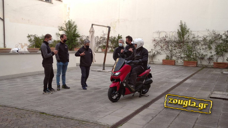 Στην Ιταλία για την παρουσίαση των Yamaha NMAX 125 και D’elight 125