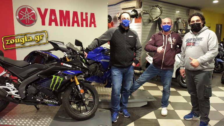 Επίσκεψη σε κατάστημα μοτοσικλετών της Yamaha στη Φλωρεντία