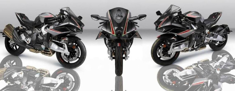 Πολύ ιδιαίτερη η μοτοσικλέτα από το Rimini τώρα και με full carbon κουστούμι!