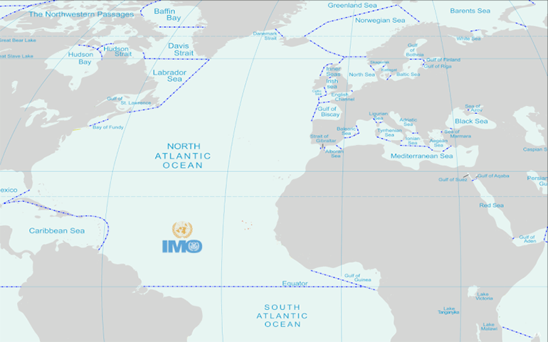 Ο Εύξεινος Πόντος είναι διεθνώς καταγεγραμμένη ως θάλασσα του Ατλαντικού Ωκεανού. Πηγή: ΙΜΟ.