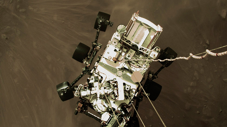 Στη δημοσιότητα το πρώτο βίντεο της προσεδάφισης του ρομποτικού ρόβερ Perseverance στον Άρη